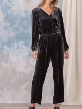 Sundance Black Velvet Jumpsuit